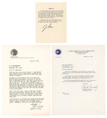 Lot #456 Moonwalkers: Charles Conrad, Gene Cernan, and Jim Irwin (3) Typed Letters Signed - Image 1