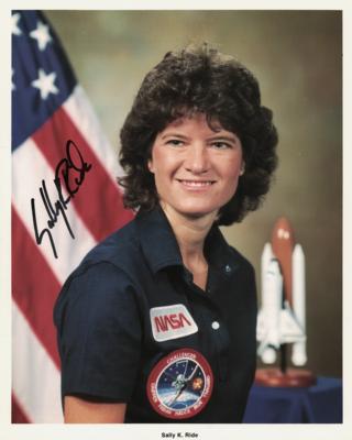 Lot #459 Sally Ride Signed Photograph - Image 1