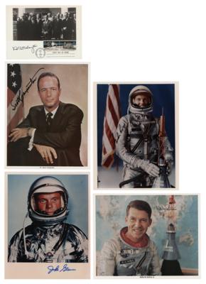 Lot #455 Mercury Astronauts (5) Signed Items - Image 1