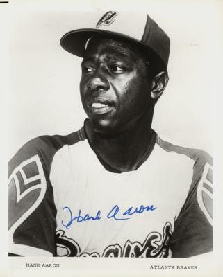 Lot #771 Hank Aaron Signed Photograph