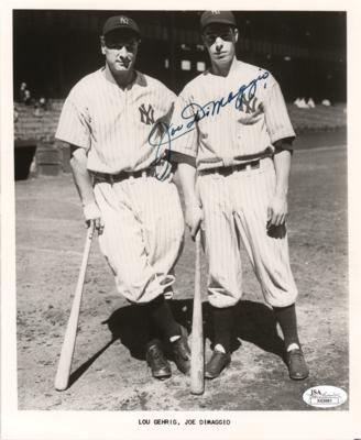 Lot #778 Joe DiMaggio Signed Photograph - Image 1