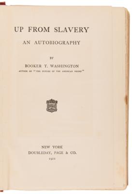 Lot #355 Booker T. Washington First Edition Book - Up from Slavery: An Autobiography - Image 2