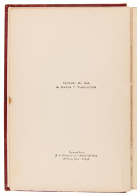 Lot #355 Booker T. Washington First Edition Book - Up from Slavery: An Autobiography - Image 3