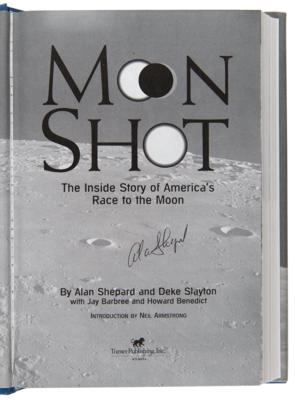 Lot #457 Moonwalkers: Buzz Aldrin and Alan Shepard (2) Signed Books - Image 2