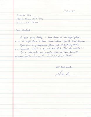 Lot #438 Gordon Cooper Autograph Letter Signed - Image 1