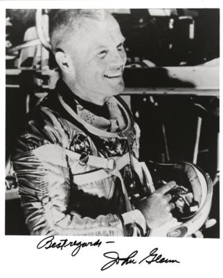 Lot #443 John Glenn Signed Photograph - Image 1