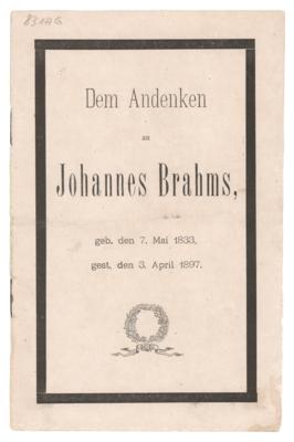 Lot #556 Johannes Brahms Partial Autograph Letter Signed: Invitation to "the performance of the two pieces" - Image 3