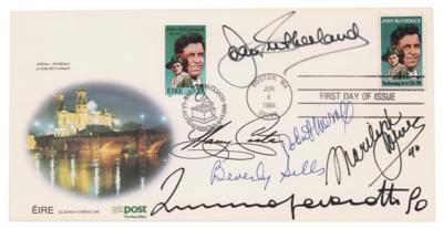 Lot #598 Luciano Pavarotti and Opera Stars Signed First Day Cover - Image 1