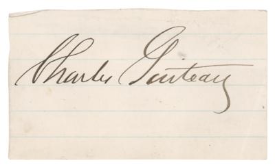 Lot #280 Charles Guiteau Signature - Image 1