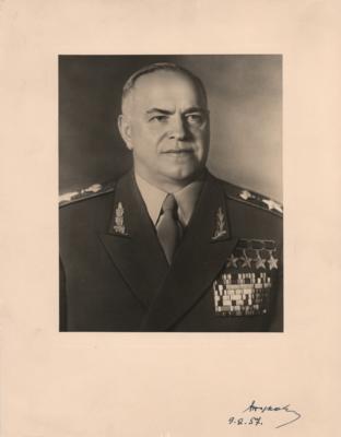 Lot #363 Georgy Zhukov Signed Photograph