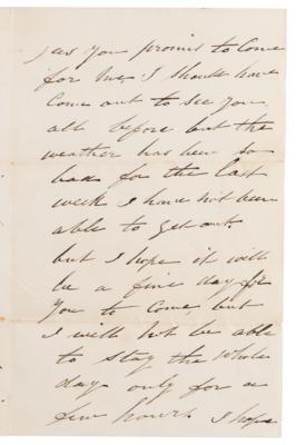 Lot #207 Mary Seacole Exceedingly Rare Autograph Letter Signed on Albert Challan's Portrait: "I hope Albert will be successful in getting the Painting in the Academy" - Image 2