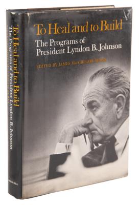 Lot #102 Lyndon B. Johnson Signed Book - To Heal and to Build, Inscribed to His Pastor - Image 3