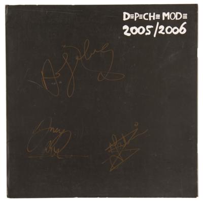 Lot #647 Depeche Mode Signed 2005-2006 'Touring the Angel’ Program - Image 1