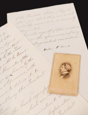 Lot #173 William Seward Letter Signed on the Assassination of President Lincoln - Image 1