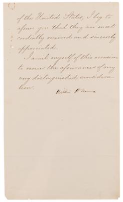 Lot #173 William Seward Letter Signed on the Assassination of President Lincoln - Image 4