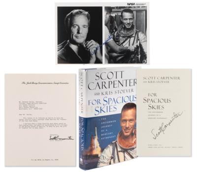 Lot #436 Scott Carpenter (3) Signed Items - Image 1