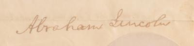 Lot #20 Abraham Lincoln Document Signed as President, with William Seward - Both Targets of Booth's Assassination Conspiracy - Image 4