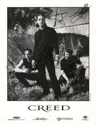 Lot #645 Creed Signed Photograph - Image 1