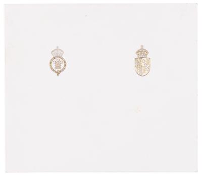 Lot #191 Princess Diana and King Charles III Signed Christmas Card (1990) - Image 2