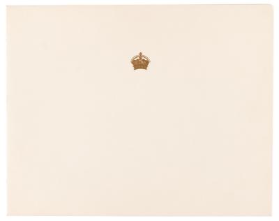 Lot #265 Elizabeth, Queen Mother Signed Christmas Card (1964) - Image 2