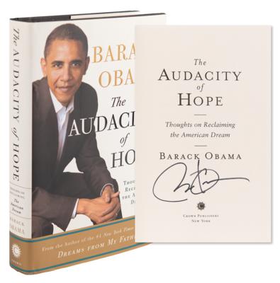 Lot #119 Barack Obama Signed Book - The Audacity of Hope - Image 1