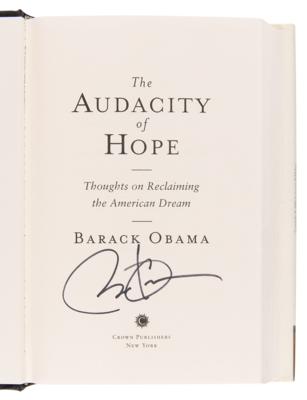 Lot #119 Barack Obama Signed Book - The Audacity of Hope - Image 4