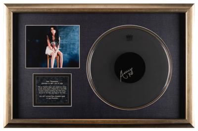 Lot #690 Amy Winehouse Signed Drumhead - Image 1