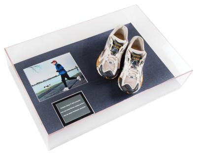 Lot #57 George W. Bush's Mizuno Running Sneakers Personally-Owned and -Worn as President - Image 1