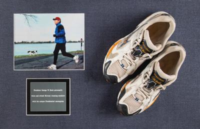 Lot #57 George W. Bush's Mizuno Running Sneakers Personally-Owned and -Worn as President - Image 2