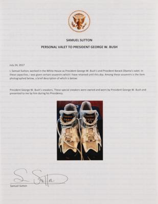 Lot #57 George W. Bush's Mizuno Running Sneakers Personally-Owned and -Worn as President - Image 3