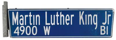 Lot #297 Martin Luther King, Jr. Boulevard Street Sign (Los Angeles, California) - Image 1