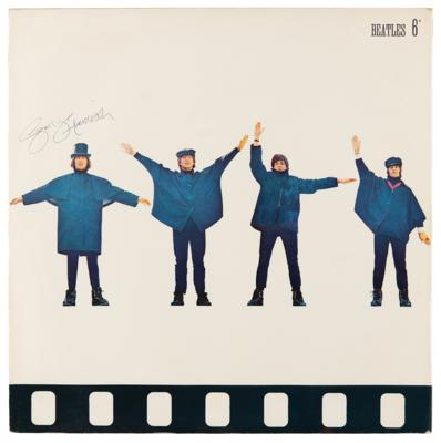 Lot #573 Beatles: George Harrison Twice-Signed Album - Help! (Italian) - Image 2