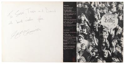 Lot #573 Beatles: George Harrison Twice-Signed Album - Help! (Italian) - Image 4