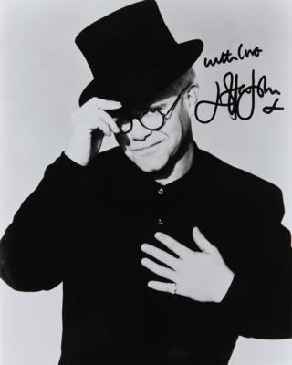 Lot #655 Elton John Signed Photograph - Image 1