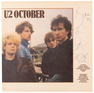 Lot #678 U2 Signed Album - October - Image 1