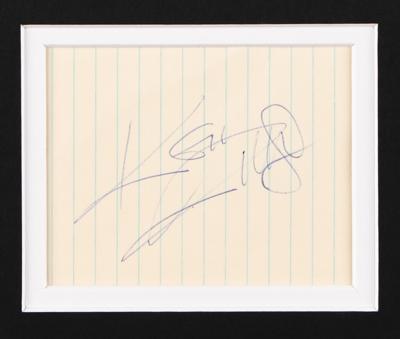 Lot #671 Rolling Stones: Keith Richards Signature - Image 2