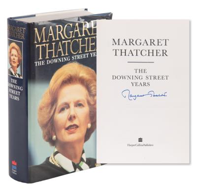 Lot #346 Margaret Thatcher Signed Book - The Downing Street Years - Image 1