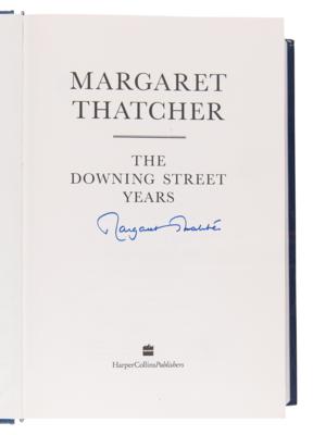 Lot #346 Margaret Thatcher Signed Book - The Downing Street Years - Image 4