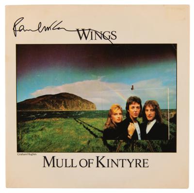 Lot #637 Beatles: Paul McCartney Signed 45 RPM Single Record - 'Mull of Kintyre' - Image 1