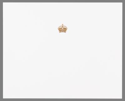 Lot #266 Elizabeth, Queen Mother Signed Christmas Card (1990) - Image 2