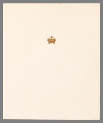 Lot #267 Elizabeth, Queen Mother Signed Christmas Card (1967) - Image 2