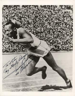 Lot #788 Jesse Owens Signed Photograph