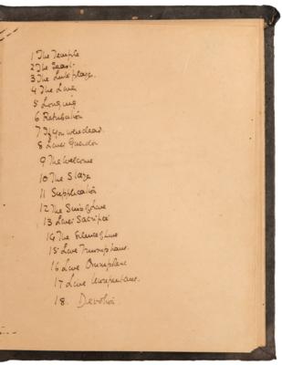 Lot #518 Sarojini Naidu Twice-Signed Autograph Manuscript: "The Broken Wing: Poems of Life and Death" - Image 6