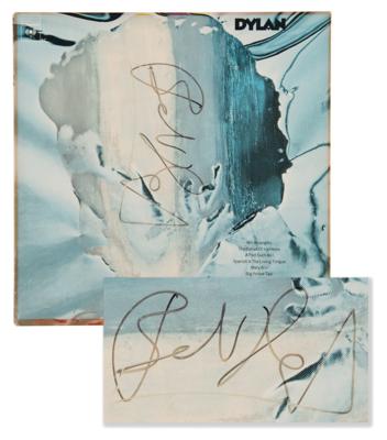 Lot #577 Bob Dylan Signed Album - Dylan - Image 1