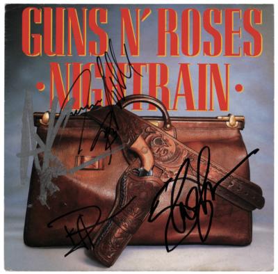 Lot #578 Guns N' Roses Signed 45 RPM Single Record