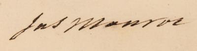 Lot #110 James Monroe Handwritten Letter and Signature - Image 2