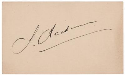 Lot #603 Sergei Rachmaninoff Signature - Image 1