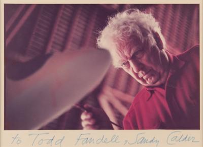 Lot #486 Alexander Calder Signed Photograph - Image 2