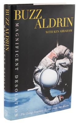 Lot #414 Buzz Aldrin Signed Book - Magnificent Desolation - Image 3