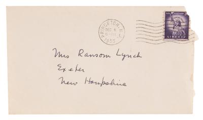 Lot #222 Robert Oppenheimer Autograph Letter Signed  After His Visiting Fellowship at Phillips Exeter Academy (1955) - Image 3